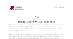 Desktop Screenshot of hobokenvolunteers.com
